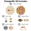 Big Dot of Happiness 70’s Disco - 1970s Disco Fever Party Paper Charger and Table Decorations - Chargerific Kit - Place Setting for 8 - 3 of 4