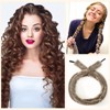 YEVYO Satin heatless hair curler, Lazy Natural Soft Wave DIY heatless curls for Sleep in Overnight, for All Hair Types - 3 of 4