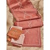 tagltd Crinkle Floursack Napkin, Set of 4 Burnt Sienna - 2 of 2