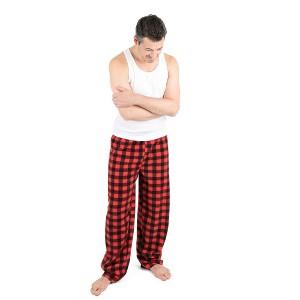 Leveret Mens Fleece Pajamas Pants - 1 of 3