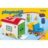 Playmobil 1.2.3 Construction Truck with Garage 70184 Playset 9pcs - 3 of 3