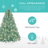 Best Choice Products Pre-Lit Sage Green Christmas Tree, Artificial Full Holiday Decoration w/ Incandescent Lights - 3 of 4