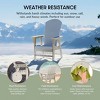 WestinTrends Outdoor Patio Adirondack Dining Chair Weather Resistant - 3 of 4
