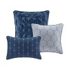 Sapphtopaz Comforter Set Bedding Comforter Sets Seersucker Modern Splicing Design Texture Printing Pattern Quilt Set 7 Piece - 4 of 4