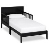 Dream On Me Brookside Toddler Bed with low-to-floor design, safety guardrails, and durable pine wood frame for a safe toddler transition - 2 of 4