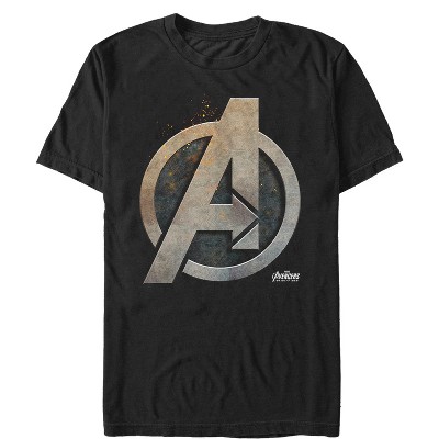 Men's Marvel Avengers: Avengers: Infinity War Metal Logo T-Shirt