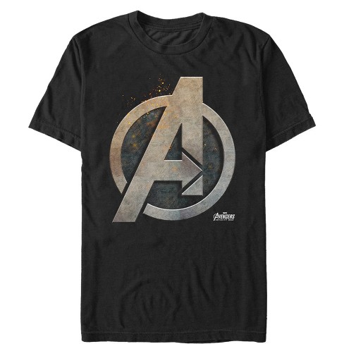 Men's Marvel Avengers: Avengers: Infinity War Metal Logo T-shirt : Target