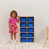 ECR4Kids Streamline 10 Cubby Tray Cabinet with 10 Scoop Front Storage Bins, 5x2, Natural - 3 of 4