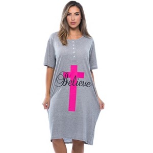 Just Love Short Sleeve Nightgown Sleep Dress for Women - 1 of 3