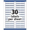 Avery Permanent File Folder Labels TrueBlock Inkjet/Laser Blue 1500/Box 5766 - 4 of 4