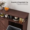 Double Tilt Out Garbage Can Cabinet, Dog Proof Trash Bin Cabinet - 3 of 4