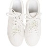 Unique Bargains Cute Faux Pearl Bow Shoelace Charms White 1 Pair - 2 of 4