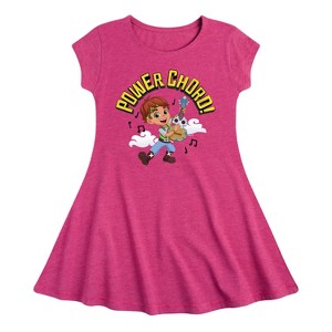Girls' - Santiago of The Sea - Power Chord Fit & Flair Cap Sleeve Dress - 1 of 2