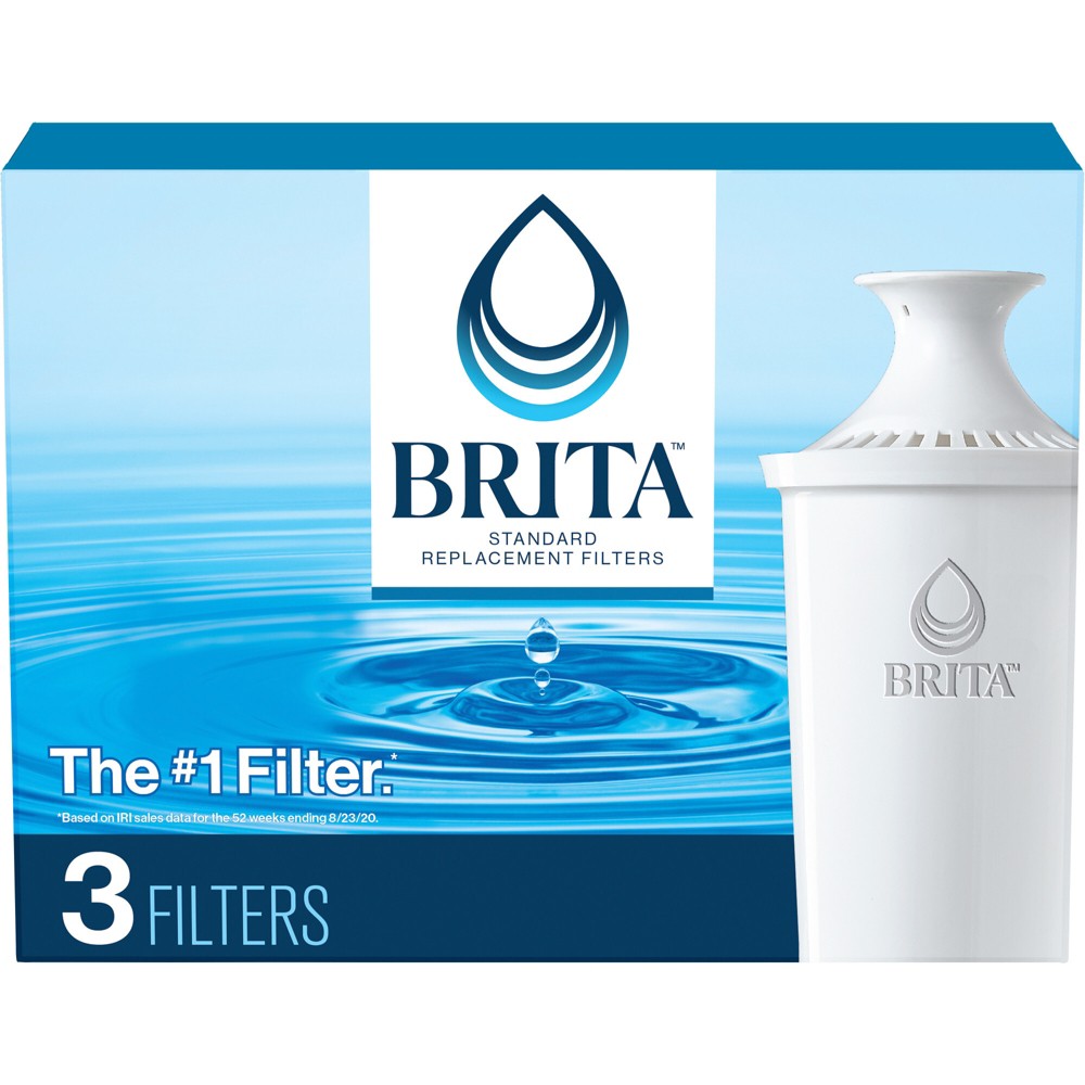 Brita Replacement Water Filters for Brita Water Pitchers and Dispensers - 3ct