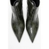 Nuvia - Green Printed Pointed Toe Kitten Heel Boot (Women) | Prologue Shoes - 2 of 4