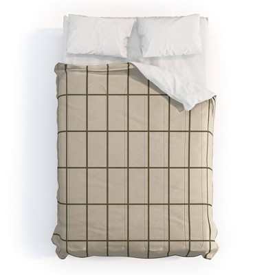 Twin Alisa Galitsyna Back to Basics Comforter Set Beige - Deny Designs