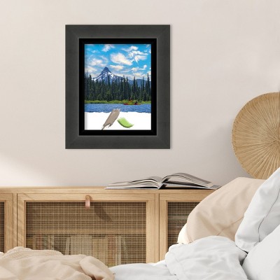 Glossy Black Polystyrene Rectangular Wall Frame 19" x 16"