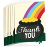 Big Dot of Happiness St. Patrick's Day - Saint Paddy's Day Party Thank You Cards (8 count) - 2 of 4