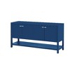 PAGED 4-Door Console Table with Open Shelf, Functional Entryway Table with Storage, Modern Sofa Side Table for Living Room or Entrance - 4 of 4