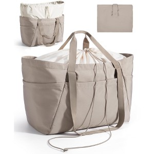 73L Large Beach Bag, Reusable Shopping Bags, Foldable Tote for Moving Holiday Travel College Packing, - 1 of 4