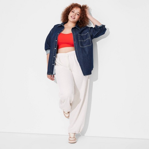 Womens denim shirt target sales