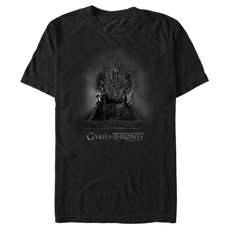 Men's Game of Thrones Smokey Iron Throne T-Shirt, 1 of 6