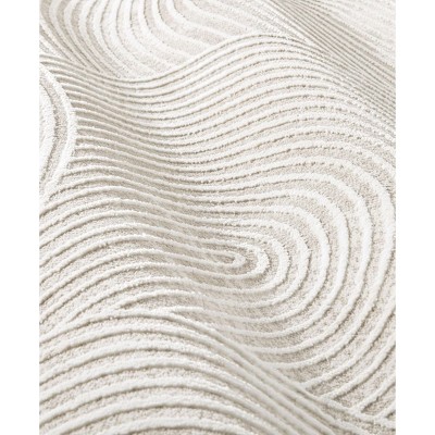 Maya Ivory High-Low Texture Rectangular Runner Rug