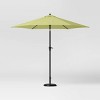 9' Round Outdoor Patio Market Umbrella with Black Pole - Threshold™ - 3 of 4