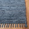 Vintage Leather W/ Fringes VTL501 Flat Weave Indoor Rugs - Safavieh - 2 of 4