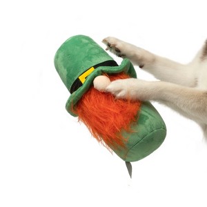 St. Patrick's Day Hide a Ball Gnome Dog Toy - 1 of 4