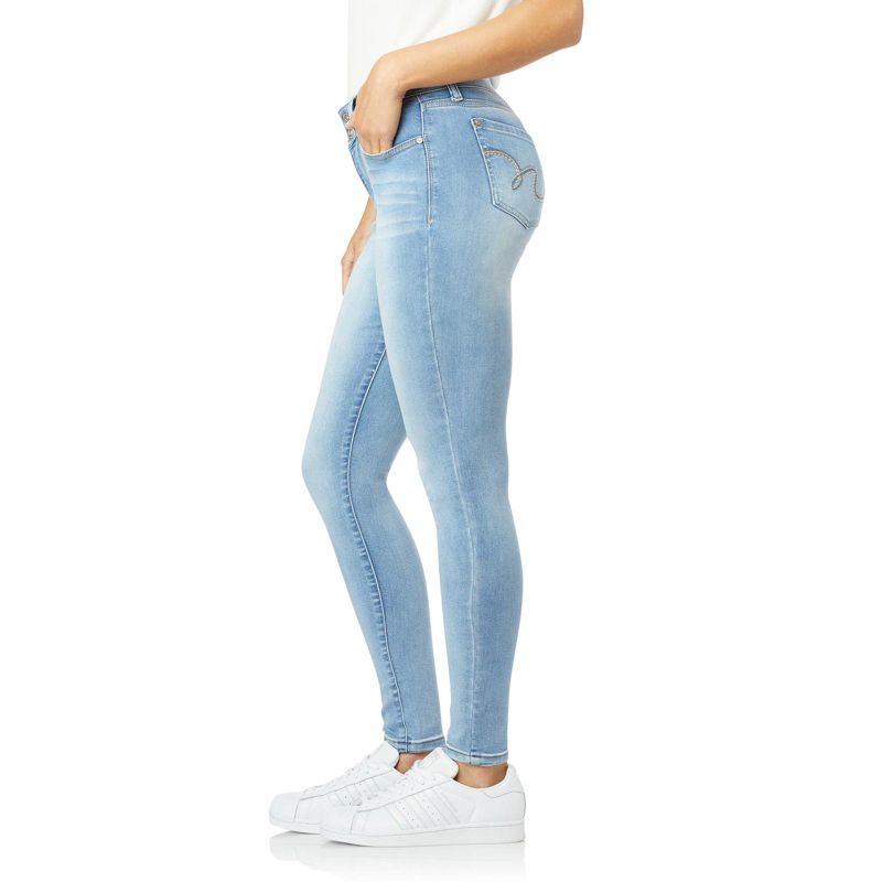 WallFlower Women's Ultra Skinny Mid-Rise Insta Soft Juniors Jeans (Standard and Plus), 3 of 10