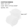 Unique Bargains Ribbon for Crafts Wrapping Christmas Decorative Polyester 196.85"x1.57" 2 Pcs - 2 of 4