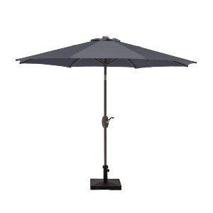 WestinTrends 9 Ft Outdoor Patio Market Table Umbrella with Square Concrete Base - 1 of 4