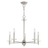 Livex Lighting Bennington 5 - Light Chandelier in  Brushed Nickel - 4 of 4