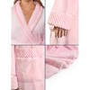 PAVILIA Soft Plush Women Fleece Robe, Cozy Warm Housecoat Bathrobe, Fuzzy Female Long Spa Robes - 4 of 4