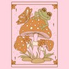 Juniors Womens Lost Gods Frog and Mushroom Tarot T-Shirt - 2 of 4
