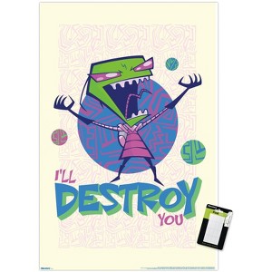 Trends International Invader Zim - I'll Destroy You Unframed Wall Poster Prints - 1 of 4