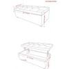 NicBex Linen Storage Ottoman Bench,Storage Ottoman with Tufted Diamond Detail and Nailhead Trim,Storage Bench for Living Room,Bedroom - 3 of 4