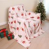 Lomsoe Cozy Printed Blanket Blanket, Flannel Throw Size for Home Decoration, Ultra Soft Throw, Christmas Light. - 2 of 4