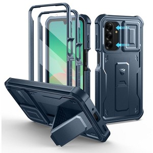 Dexnor for Samsung Galaxy A26-5G Case, [2 Front Frame] [Built-in Magnetic Slide Camera Cover & Kickstand] Shockproof Phone Case, 6.7 inch - 1 of 3
