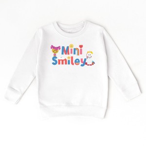 The Juniper Shop Mini Smiley Icons Unicorn Toddler Sweatshirt - 1 of 4