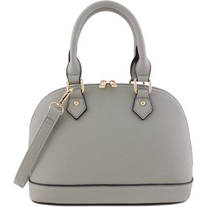 Paaaawaters Classic Dome Satchel Fashionable handbag - 1 of 4