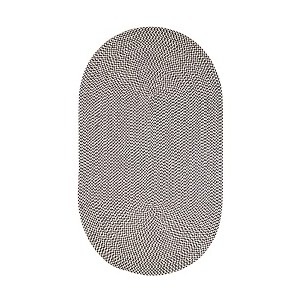 Colonial Mills Milton Houndstooth Tweed Rug - Black 27" x 46" - 1 of 4