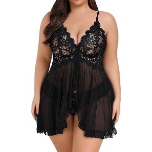 Avidlove Lingerie for Women Lingerie Dress Lace Babydoll Lingerie V ...