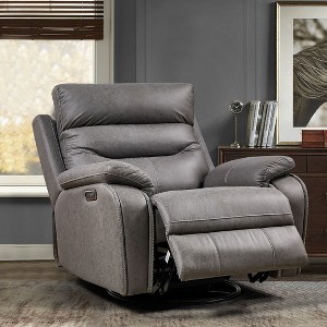 NicBex Recliner Chair Rocking Chair Swivel Chair with 240 Degree with 2 OKIN Motor Sofa Chair Recliner for Living Room - 1 of 4