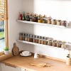 Attop Floating Shelves for Wall, Wall Shelves for Decor Storage Set of 6, Wall Mounted Wood Shelf for Bedroom, Living Room, Bathroom, Kitchen - 4 of 4