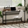 HOMLUX 52" Computer Desk Metal Frame Study Table Home Office Workstation w/Storage Compartment - 3 of 4