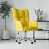 vidaXL Relaxing Chair Light Gray Velvet (100% polyester), steel Standard - Mustard Yellow - 2 of 4