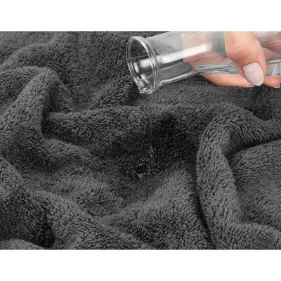 Gray 6-Piece Turkish Cotton Towel Set