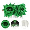 Unique Bargains Women's Portable Simulated Flowers Hair Clip Comb 1 Pc - 3 of 4